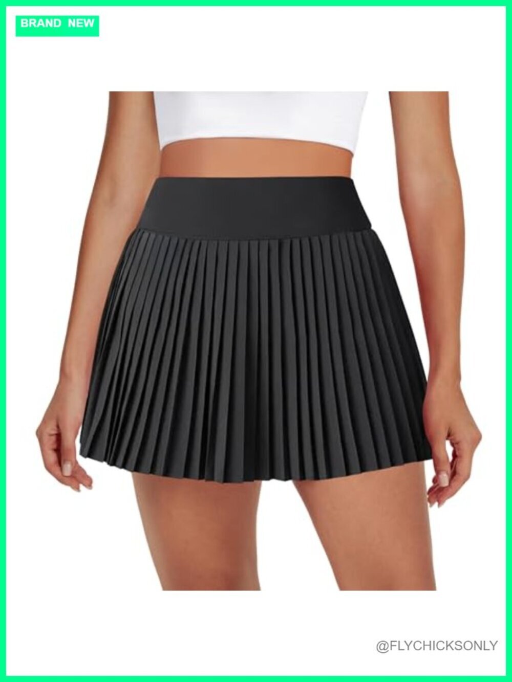 High Waisted Pleated Tennis Skort with Pockets Lightweight Athletic Skirt Skorts